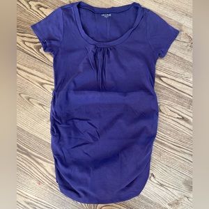 S, A Pea in the Pod Maternity, purple top